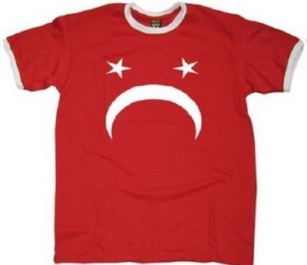 Вот так выглядит футболка сборной Турции по футболу :(