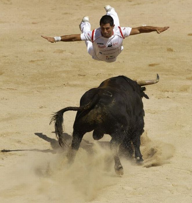 Супермену бык не страшен...