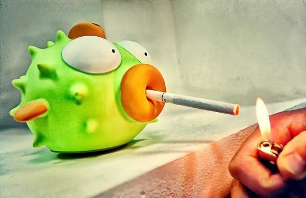 стаж курения - 40 лет...