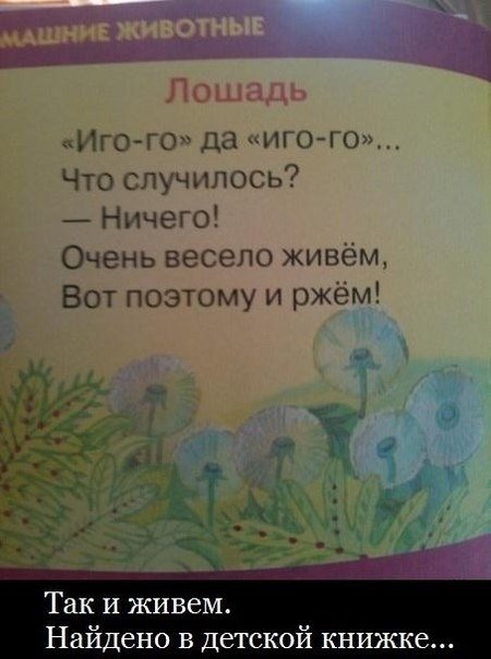 Как мы живем. Найдено в детской книжке.