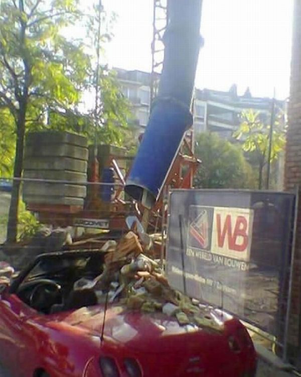 припарковался неудачно