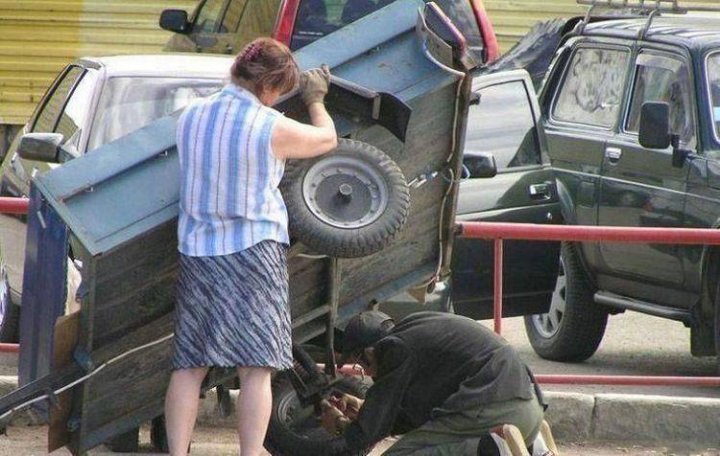 Моя домкрат всегда подопрет когда подопрет!